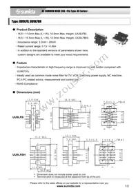 UU9LFBNP-B283 Datasheet Cover