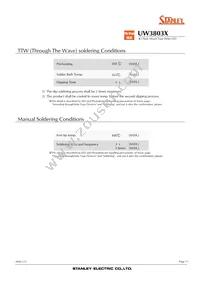 UW3803X Datasheet Page 11