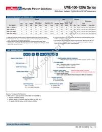 UWE-5/20-Q48PB-C Datasheet Page 2