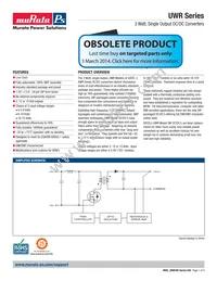 UWR-12/250-D5-C Datasheet Cover