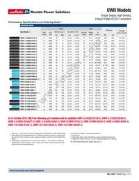 UWR-5/3000-D24AT-C Datasheet Page 2
