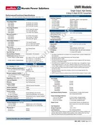 UWR-5/3000-D24AT-C Datasheet Page 3