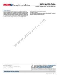 UWR-96/100-D48AHL2-Y Datasheet Page 4