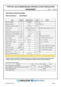 UX31F6203Z Datasheet Page 3