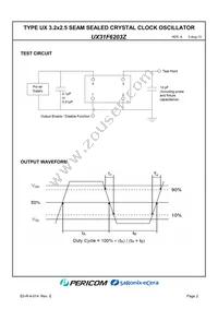 UX31F6203Z Datasheet Page 4