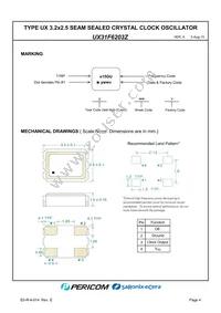 UX31F6203Z Datasheet Page 6