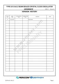 UX52I0501Z Datasheet Page 2