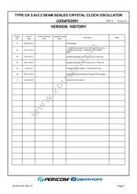 UX54F62001 Datasheet Page 2