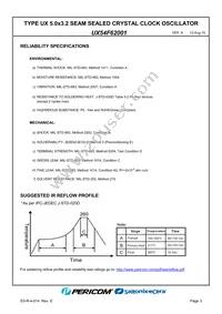 UX54F62001 Datasheet Page 5