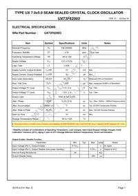 UX73F62003 Datasheet Page 3