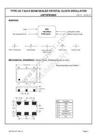 UX73F62003 Datasheet Page 6