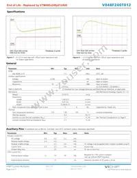 V048T240M012 Datasheet Page 4