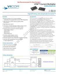 V048T240T012A Datasheet Cover