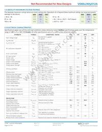 V048T240T012A Datasheet Page 2