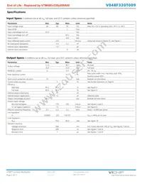 V048T320M009 Datasheet Page 2