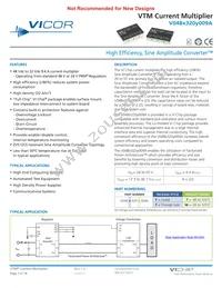 V048T320M009A Datasheet Cover