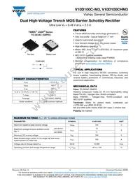 V10D100C-M3/I Datasheet Cover