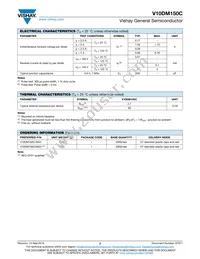 V10DM150CHM3/I Datasheet Page 2