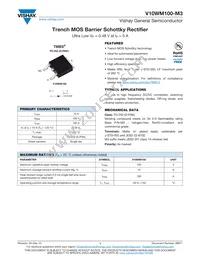 V10WM100-M3/I Datasheet Cover