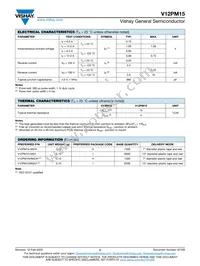 V12PM15HM3/I Datasheet Page 2