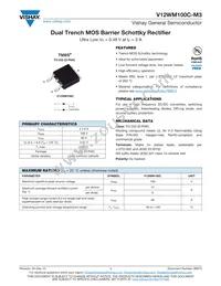 V12WM100C-M3/I Datasheet Cover