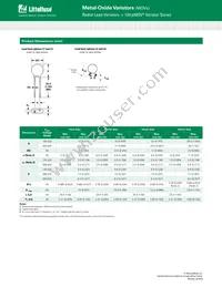V14E385PL1T5 Datasheet Page 8