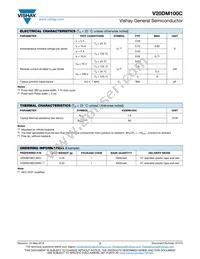 V20DM100C-M3/I Datasheet Page 2