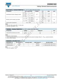 V20DM150CHM3/I Datasheet Page 2