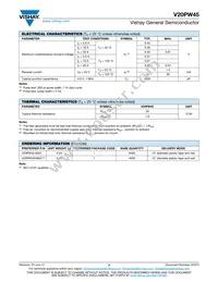 V20PW45HM3/I Datasheet Page 2