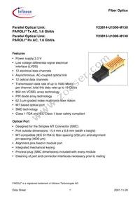 V23815-U1306-M130 Datasheet Cover