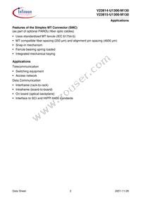 V23815-U1306-M130 Datasheet Page 2