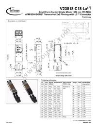 V23818-C18-L36 Datasheet Cover