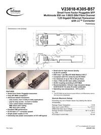 V23818-K305-B57 Datasheet Cover