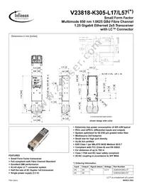 V23818-K305-L57 Datasheet Cover