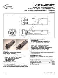 V23818-M305-B57 Datasheet Cover