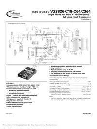V23826-C18-C64 Datasheet Cover