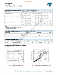 V30100PW-M3/4W Datasheet Page 2
