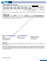 V36SE05010NRFA Datasheet Page 13