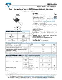 V40170C-M3/4W Datasheet Cover