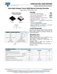 V40D120C-M3/I Datasheet Cover