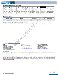 V48SH3R325NNFA Datasheet Page 13