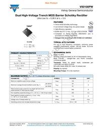 V50100PW-M3/4W Datasheet Cover