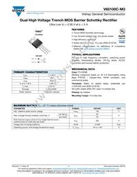 V60100C-5700M3/4W Datasheet Cover