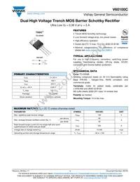 V60100CHM3/4W Datasheet Cover