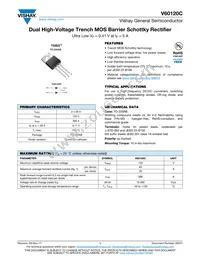 V60120CHM3/4W Datasheet Cover
