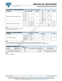V60D100C-M3/I Datasheet Page 2