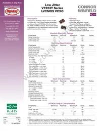 V7223T-100.0M Datasheet Cover