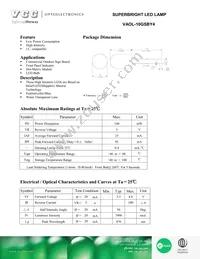 VAOL-10GSBY4 Datasheet Cover