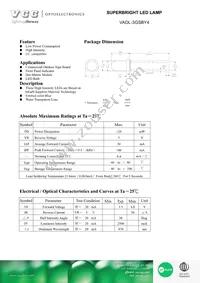 VAOL-3GSBY4 Datasheet Cover