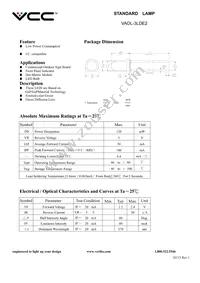 VAOL-3LDE2 Datasheet Cover